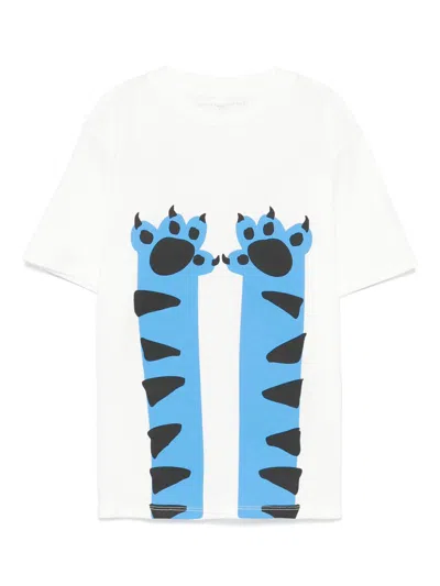 Stella Mccartney Kids' Illustration-print T-shirt In White