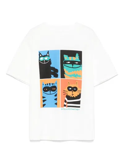 Stella Mccartney Kids' Illustration-print T-shirt In White