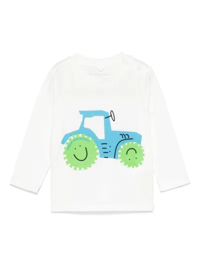 Stella Mccartney Babies' Illustration-print T-shirt In White