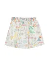 Stella Mccartney Illustration-style Print Skirt In White