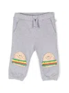 Stella Mccartney Illustration Style-printed Track Pants In Grey