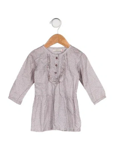 Pre-owned Stella Mccartney Babies' Infant Girls' Printed Dress And Bloomer Set In Grey