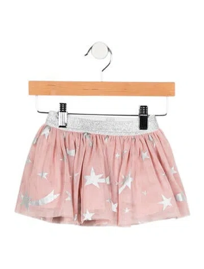 Pre-owned Stella Mccartney Babies' Infant Girls' Star Printed Skirt In Grey/pink