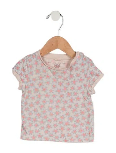 Pre-owned Stella Mccartney Babies' Infants Girls' Floral Print Pattern Top In Neutrals