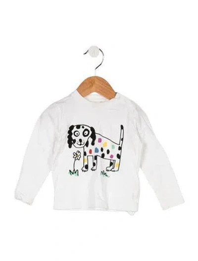 Pre-owned Stella Mccartney Babies' Infants Girls' Graphic Print Top In White