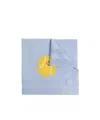 Stella Mccartney Intarsia-knit Blanket In Blue