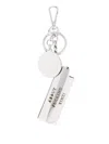 Stella Mccartney It's About F***ing Time Keyring In Silver