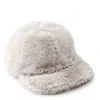 Stella Mccartney Ivory Faux-fur Cap In White