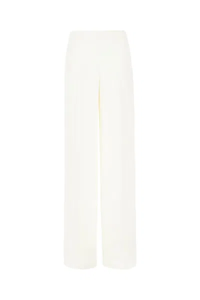 Stella Mccartney Ivory Stretch Viscose Pants In 9200