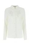 Stella Mccartney Ivory Stretch Viscose Shirt