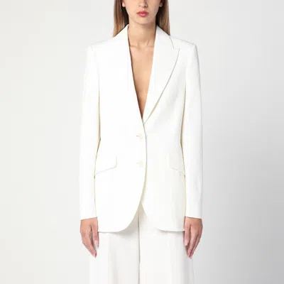 STELLA MCCARTNEY STELLA MCCARTNEY  IVORY WOOL SINGLE-BREASTED JACKET