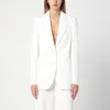 Stella Mccartney Single-breasted Wool Blazer In Beige