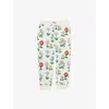 Stella Mccartney Flower-print Drawstring-waistband Cotton-jersey Jogging Bottoms 4- In Multi