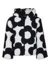 Stella Mccartney Floral-print Coat In Ne Ivory Black