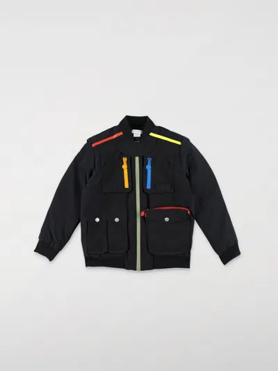 Stella Mccartney Cotton Blend Technical Canvas Jacket In Schwarz