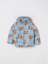 Stella Mccartney Squirrel Print Puffer Jacket In Blue