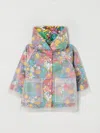Stella Mccartney Long-sleeved Printed Raincoat In Multi