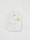 Stella Mccartney Giacca A Righe In Yellow Cream