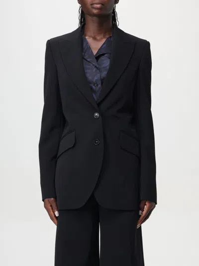 STELLA MCCARTNEY BLAZER STELLA MCCARTNEY WOMAN COLOR BLACK,F83146002