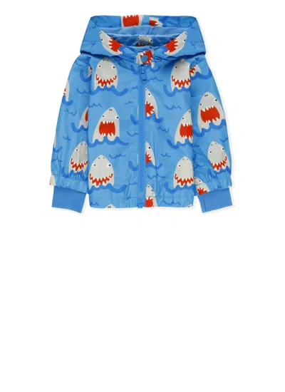 Stella Mccartney Babies' Jacket With Print In Blue