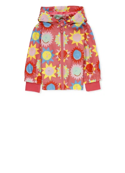Stella Mccartney Babies' Jacket With Print In Pink