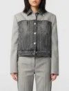 Stella Mccartney Tailored Panel Jacket Adjustable Straps Design In Gray