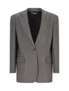 Stella Mccartney Women's Embroidered Wool Oversize Blazer In Printed