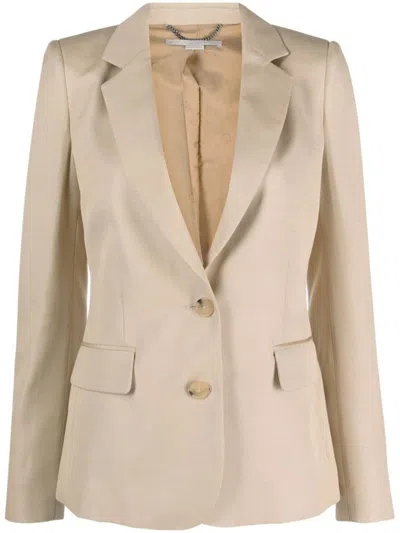 Stella Mccartney Iconic Notched-lapels Blazer In White