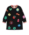 Stella Mccartney Jacquard-knit Sustainable-cotton Dress In Black