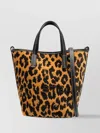 Stella Mccartney Jacquard Leopard Bucket Bag