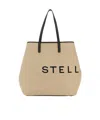 Stella Mccartney Jacquard-logo Tote Bag In Nude