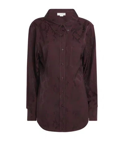 Stella Mccartney Jacquard Long-sleeve Shirt In Multi