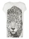 Stella Mccartney Jaguar-print T-shirt In White
