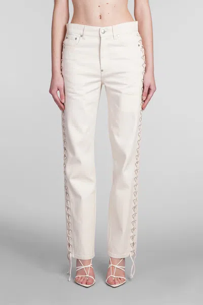 Stella Mccartney Jeans In Beige Cotton