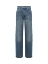 Stella Mccartney Snap Blue Denim In Blue