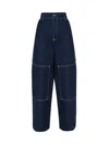 Stella Mccartney Cargo Jeans S-wave In Blue