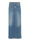 Stella Mccartney Popper-studded Bootcut Denim Jeans In Azul