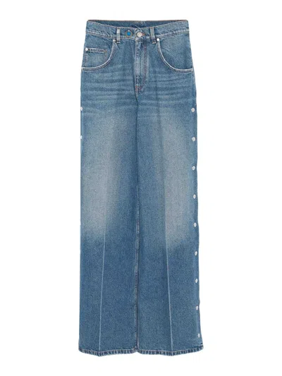 STELLA MCCARTNEY JEANS BOOT-CUT - AZUL