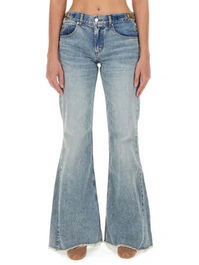 Stella Mccartney Jeans Bootcut In Blue