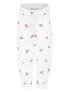 Stella Mccartney White Jeans For Girl With Cherries In Cream