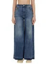 Stella Mccartney Jeans In Blue Denim In Navy