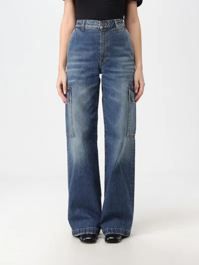 Stella Mccartney Jeans  Woman Color Blue