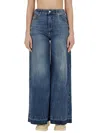 Stella Mccartney Jeans In Blue Denim In Navy