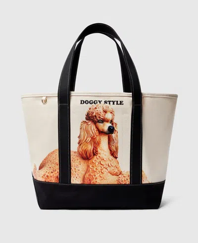 Stella Mccartney Jeff Koons Doggy Style Tote Bag In Multi