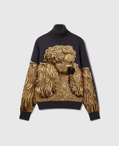Stella Mccartney Jeff Koons Poodle Jumper In Black