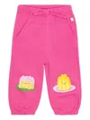 Stella Mccartney Kids Graphic Printed Drawstring Trousers In Pink