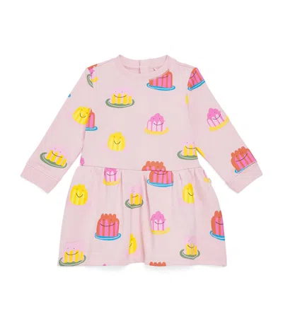 Stella Mccartney Kids' Jelly Print Jersey Dress In Pink