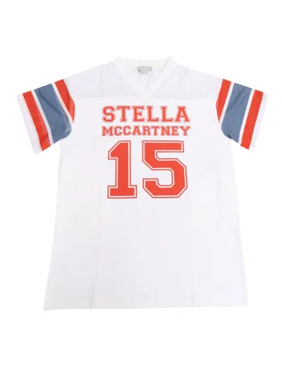 Stella Mccartney Kids' Jersey Dress In White
