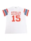 Stella Mccartney Short-sleeved Skirt In White