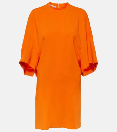 Stella Mccartney Jersey Minidress In Orange